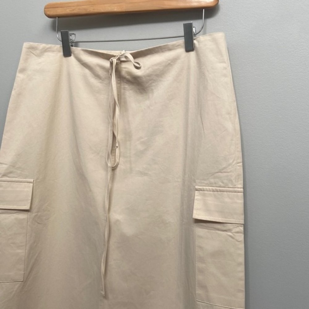 PRINCESS Polly Cream Cargo Maxi Skirt Size 6 - Picture 5 of 11